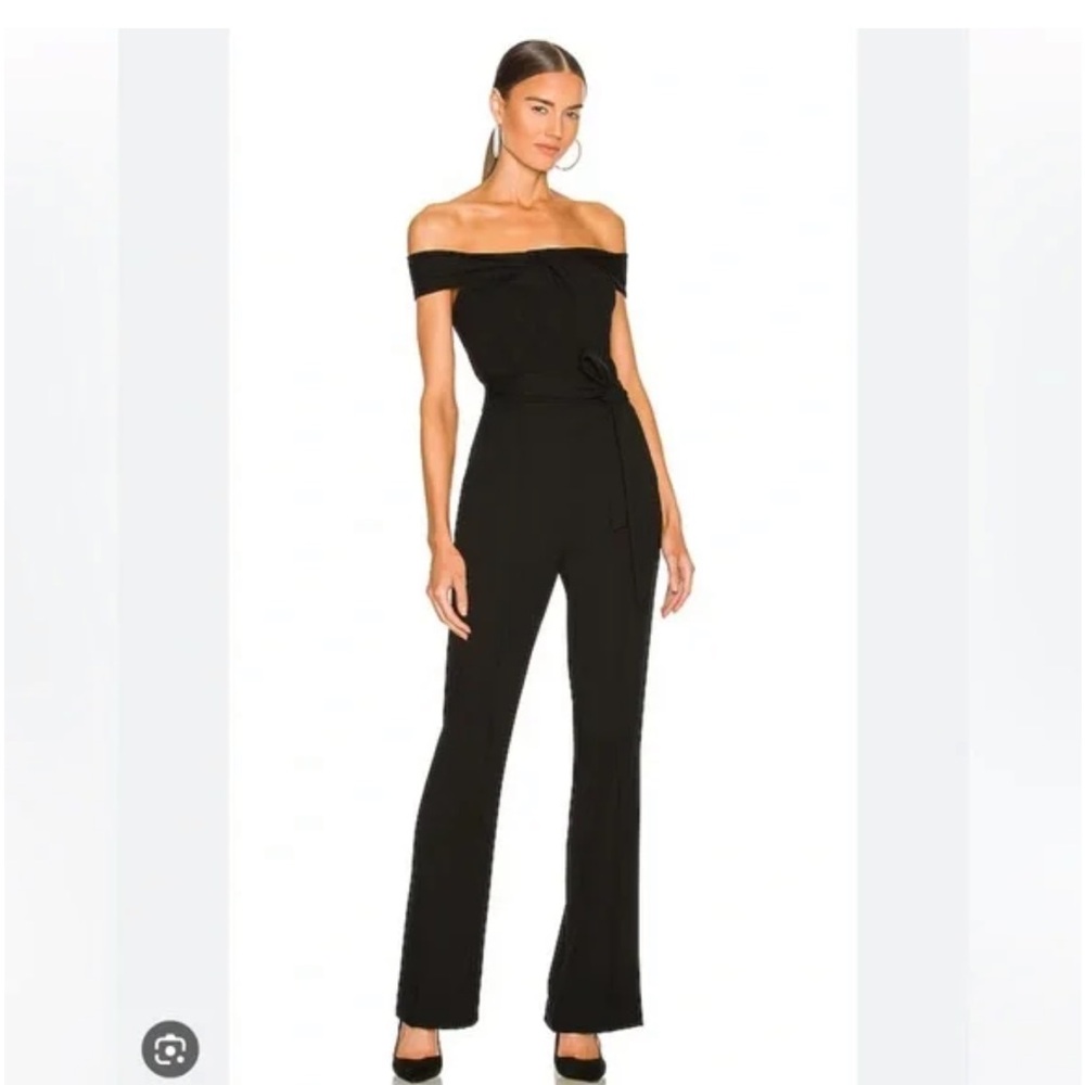 Bailey 44 Isabella Elegant Black Off-Shoulder Jumpsuit